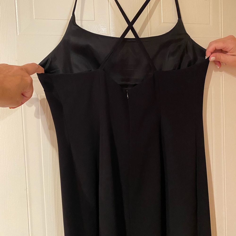 Black Gown with piping